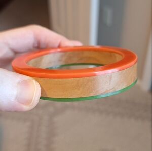 MARIMEKKO | Plastic & Wood Bangle Bracelet